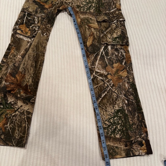 Realtree Youth 6 Pocket Hunting Camo Pant Realtree Edge Print Kids Size XL 14-16 - Picture 11 of 11